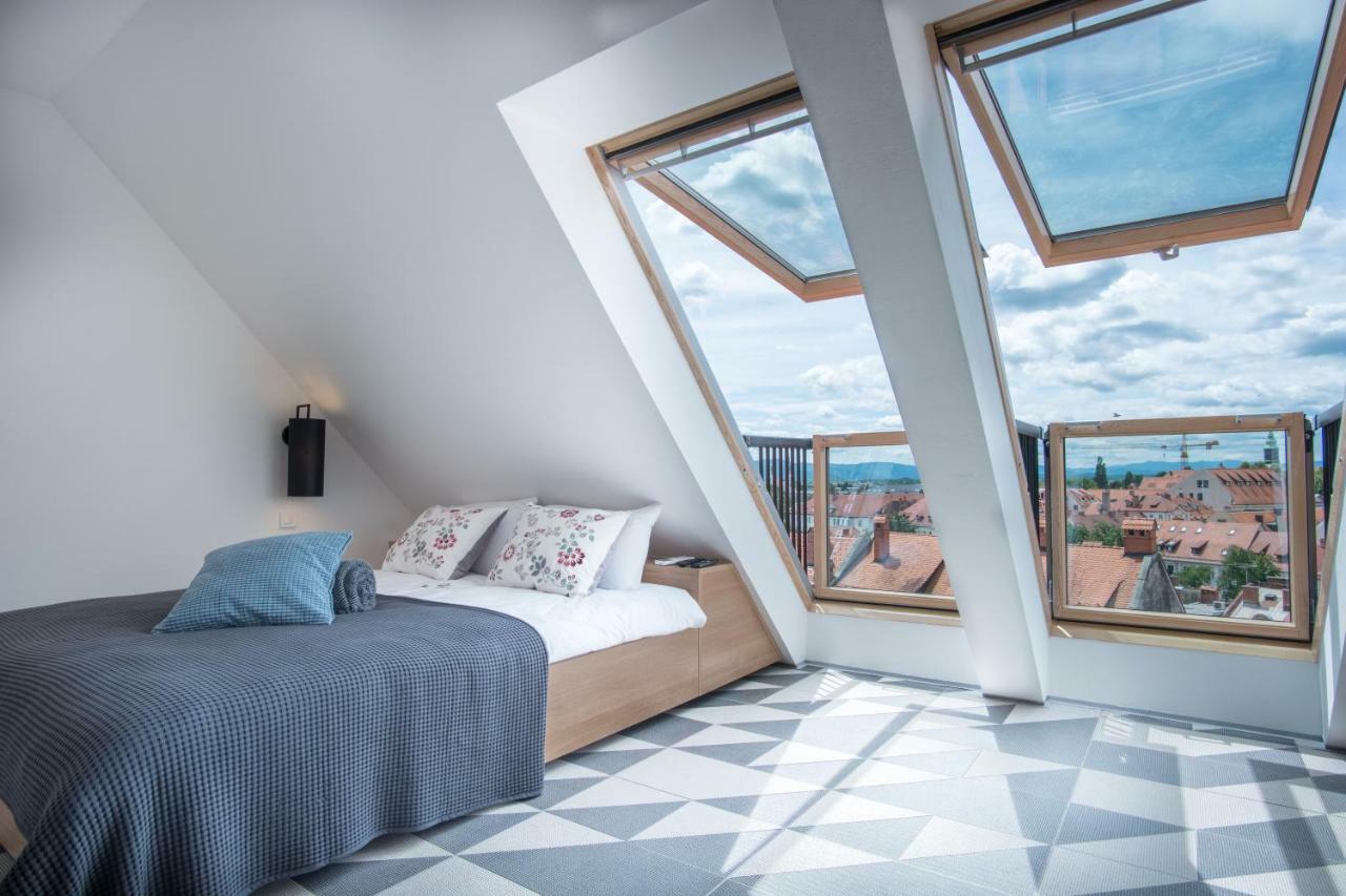 Stella Sky Apartman Ljubljana Kültér fotó